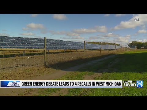 Green energy debate leads to four recalls in West Michigan