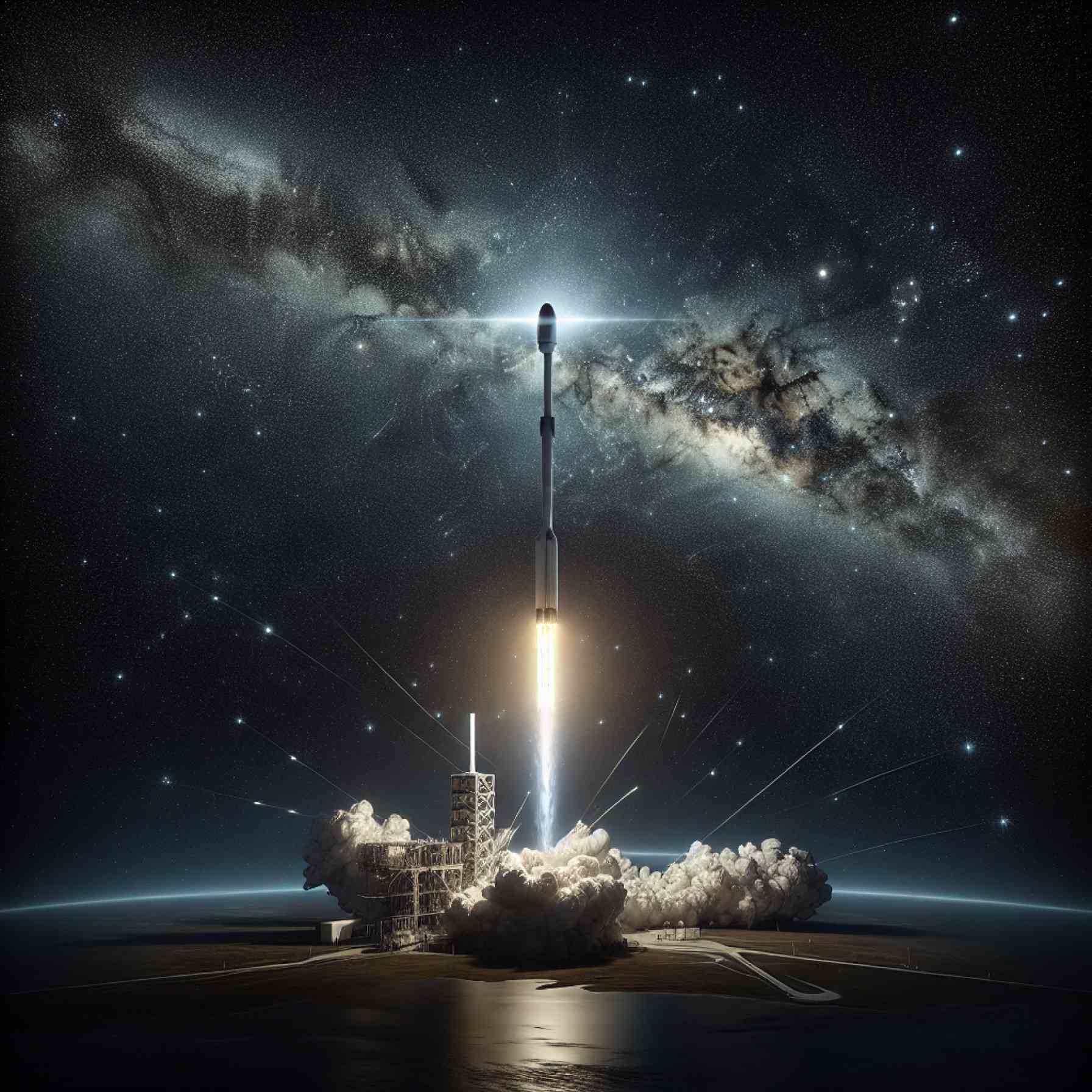 SpaceX's Rocket Ballet: A Falcon 9 Launches a New Starlink Fleet to Conquer the Skies